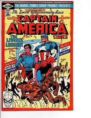 Buy Captain America #255 Origin Story Retold NM- 1981 • 12.86£