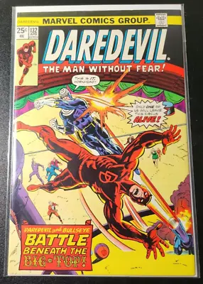 Buy Daredevil #132 2nd Appearance Of Bullseye Battle Cover 1976 Vintage Marv Wolfman • 43.36£