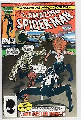 Buy AMAZING SPIDER-MAN #283 - 7.0 - WP - Absorbing Man - Titania • 3.20£