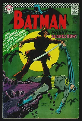 Buy DC Comics BATMAN #189 1st Silver Age Appearance Of The Scarecrow VG/FN 5.0 • 277.02£