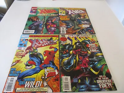 Buy Uncanny X Men # 345,346,347,348--Marrow,Spider Man,Gambit--Scott Lobdell--VF+ • 2.38£