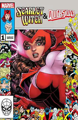 Buy Scarlet Witch & Quicksilver #1 Art Adams Exclusive Frame Variant Due 14/2 • 15.95£