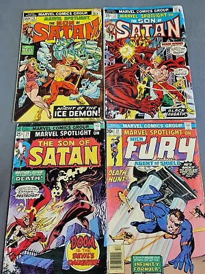 Buy Marvel Spotlight #14, 15, 24, 31 Featuring Son Of Satan And Nick Fury • 6.39£