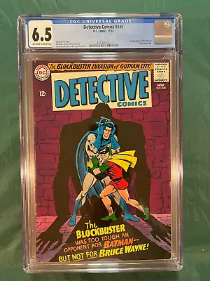 Buy Detective Comics Batman #345 1965 1st Appearance Of The Blockbuster CGC 6.5 DC • 181.76£