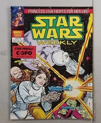 Buy Uk 1980 Star Wars Weekly Comic Book Issue 105        Sw7 • 15.74£