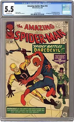 Buy Amazing Spider-Man #16 CGC 5.5 1964 2052732003 • 647.61£