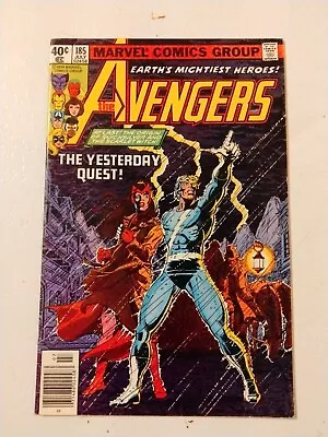 Buy Avengers #185 Newsstand Variant Origin Quicksilver Scarlet Witch Very Fine • 15.02£