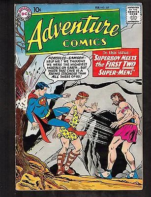 Buy Adventure Comics #257 (1959) ~ First Two Super-Men ~ (5.0) WH • 51.97£