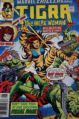 Buy Marvel Chillers - Tigra The Were Woman  1976 - Nostalgia • 15£
