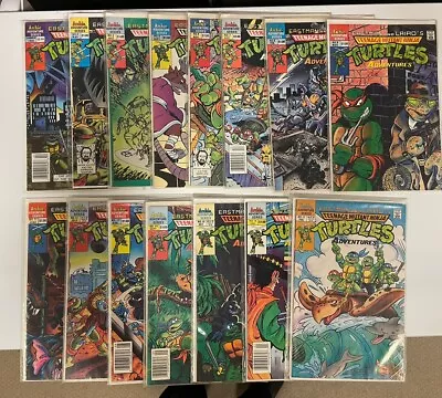 Buy Archie Teenage Mutant Ninja Turtles Adventures Comic Book Lot Of 15, 2-17 +More! • 73.91£