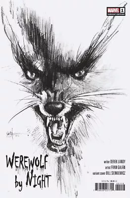 Buy Werewolf By Night 1 Bill Sienkiewicz B&w Hidden Gem 1:25 (9/13/2023) • 27.71£