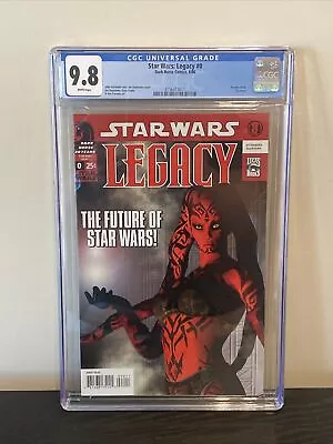 Buy Star Wars: Legacy #0 CGC 9.8 (2006) Dark Horse - 1st Darth Talon Cover • 156.96£