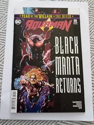 Buy Aquaman #50 DC 2019 - Black Mantra Returns - Year Of The Villain- The Offer • 2£