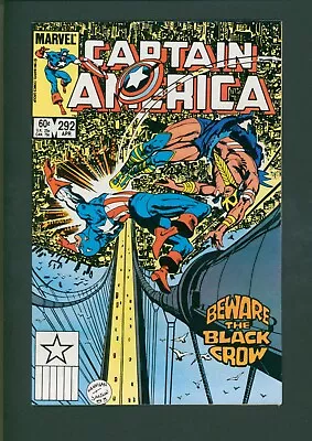 Buy Captain America #292 Marvel Comics (1984) VF+ 1st Series 1st Print Comic Book • 7.88£