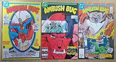Buy AMBUSH BUG NO.1 , 2 & NO.4 THREE DC COMICS FROM 1985 . DCs UNUSUAL SUPER-HERO ? • 1.99£