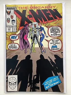 Buy Uncanny X-Men #244 - First Appearance Of Jubilee, Marvel Comic 1989 • 24.99£