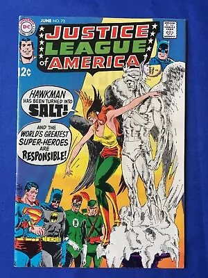 Buy Justice League Of America #72 FN+ (6.5) DC ( Vol 1 1969) Joe Kubert Cover (C) • 25£