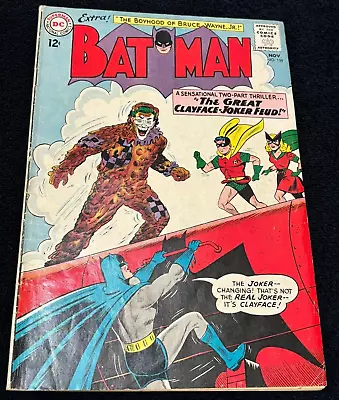 Buy Batman #159 (Nov  1963) ✨Joker Clayface Cover ✔ Silver Age DC Comics Comic Book • 39.53£