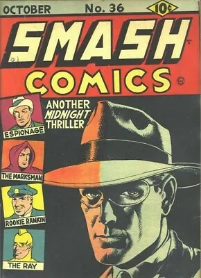 Buy Smash Comics #1-85 The Complete Full Run Golden Age Comics On Dvd Rom Quality • 3.95£