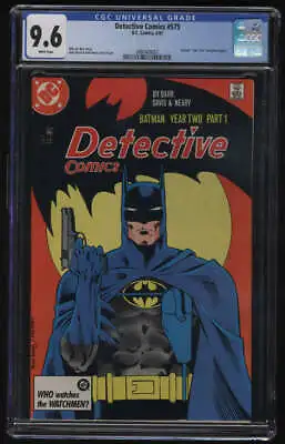 Buy Detective Comics #575 CGC 9.6 W Pgs Batman Year Two DC Comics • 98.83£