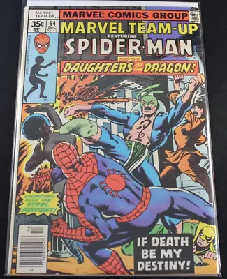 Buy 1978 Marvel Team-Up 64 Iron Fist Misty Knight 1st D Drag. Spider-Man Comic FN-VF • 7.95£