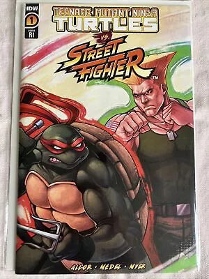 Buy Teenage Mutant Ninja Turtles Vs. Street Fighter #1 Variant RI 1:50 • 16.95£