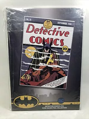 Buy Detective Comics 31 Silver Foil 35g .999 Pure Silver Mint 2018 1st Batman Rare ! • 160.05£
