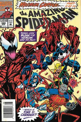 Buy Amazing Spider-Man, The #380 (Newsstand) VF; Marvel | Maximum Carnage 11 - We Co • 35.38£