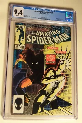 Buy Amazing Spiderman #256 Cgc 9.4 Near Mint 1984 1st Appearance Puma • 79.16£