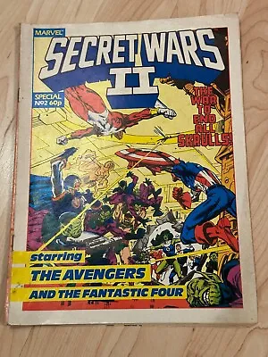 Buy Marvel Secret Wars 2 UK Issue 2 July 1986 • 8£