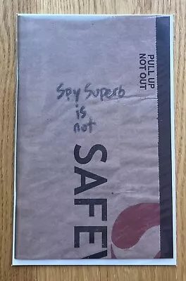 Buy Spy Superb #1 Safeway Paper Bag Variant Cover Flux House Matt Kindt Dark Horse • 15.95£