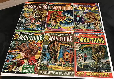Buy Fear (adventure Into) # 10/11/13/14/15/18 (6) 1st Solo Man-thing - Marvel 1972 • 20£