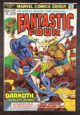 Buy Fantastic Four #142 Marvel Comics Silver Age 1961 - FN • 13.90£