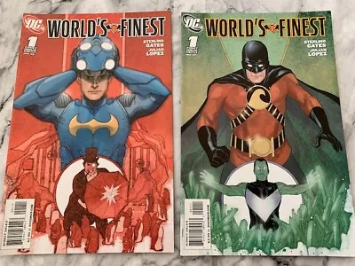 Buy Worlds Finest 1 - X2 Comics Standard & Variant -  DC 2009 - Rare Hot • 3.99£