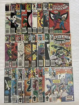 Buy Lot Of 25 Spectacular Spider-Man Comics (#118-144, Not 131,132) ~ Marvel ~ VF+ • 66.23£