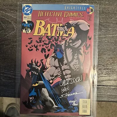 Buy Detective Comics “Batman” #664 VF Signed By DIXON, NOLAN, & HANNA W/COA 1993 DC • 98.83£
