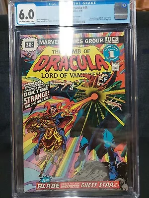 Buy Tomb Of Dracula #44     Doctor Strange   30 Cent Price Variant  1976     CGC 6.0 • 237.47£