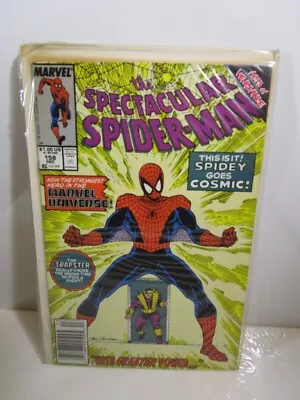 Buy Spectacular Spider-Man #158 ~ MARVEL 1989 1st App Cosmic Spider-Man BAGGED BOARD • 6.31£