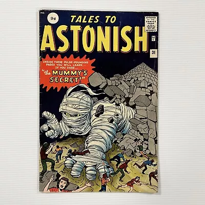 Buy Tales To Astonish #31 1962 VG Pence Copy • 108£