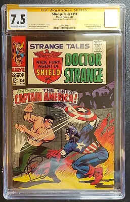 Buy Strange Tales 159 CGC 7.5 SS Jim Steranko OW-W Pages 1st Val Fontaine🔑💎🔥 • 316.20£