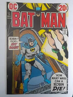 Buy 1972 Batman 246 VF/NM.Robin's Hangings.Neal Adams Cover.Dc Comics • 77.60£