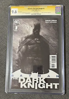 Buy Batman The Dark Knight 1 CGC SS 9.6 Sketch Variant 1:200 2011 Signed By Finch  • 134.02£