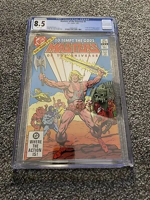 Buy He-man ~ Masters Of The Universe #1 ~ Cgc 8.5 Wp ~ 1st He-man Skeltor ~ Dc 1982 • 100£