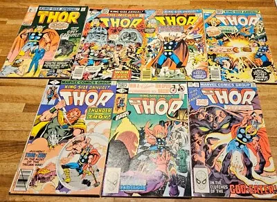 Buy Thor King-Size Special Annual Lot #3 #5 #6 #7 #8 #9 #10 1971-1982 VG/VG+/FN • 35£