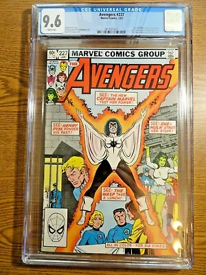 Buy Avengers #227 Hot Key CGC 9.6 NM+ Monica Rambeau Captain Marvel Wanda 1st Print • 197.44£