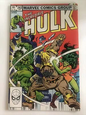 Buy Incredible Hulk 282 1st She-Hulk And Hulk Team Up VF/NM READ • 24.12£