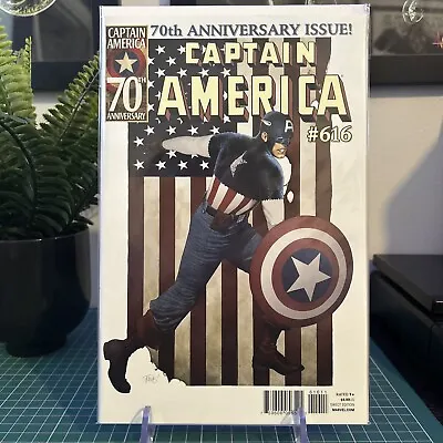 Buy Marvel Comics:  CAPTAIN AMERICA #616  May 2011    70th Anniversary Giant Issue! • 7.99£