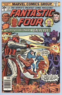 Buy FANTASTIC FOUR #175 FN/VF Galactus Vs High Evolutionary Bronze Marvel Comic 1976 • 11.98£
