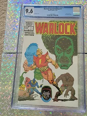 Buy Warlock Special Edition #1 CGC 9.6 WP - 1982 Marvel Jim Starlin Pristine Case • 29.65£