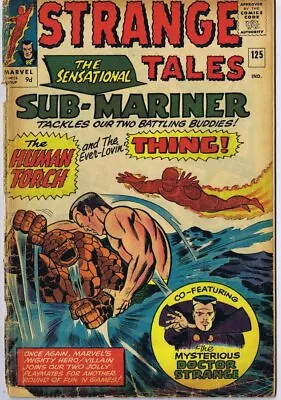 Buy Strange Tales #125 UK ORIGINAL Vintage 1964 Marvel Comics Sub-Mariner  • 31.71£
